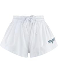 MSGM - Cotton Shorts - Lyst