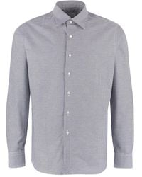 THE (Alphabet) - Checked Cotton Shirt - Lyst