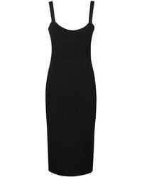 Patrizia Pepe - Party Time Sleeveless Midi Dress - Lyst