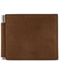Tom Ford - Nubuck Wallet - Lyst