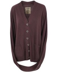 Uma Wang - Fine-Knit V-Neck Cashmere Cardigan - Lyst