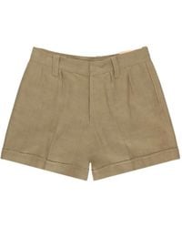 Fortela - Bedford Pleated Shorts - Lyst
