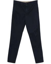 White Sand - Cotton-Blend Straight-Leg Trousers - Lyst