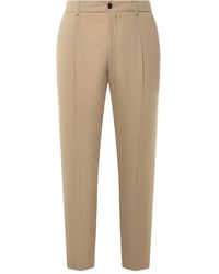 BE ABLE - Pleated Wool Trousers - Lyst