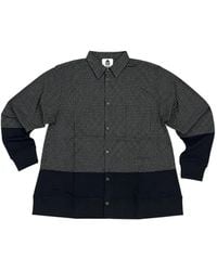 Dover Street Market - Grid-Pattern Panelled Shirt - Lyst