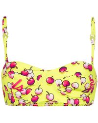 Palm Angels - Cherries-Print Balconette Bra - Lyst