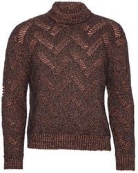 Henrik Vibskov - Turtleneck Diamond-Pattern Sweater - Lyst