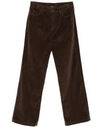James Perse - Corduroy Straight-Leg Trousers - Lyst