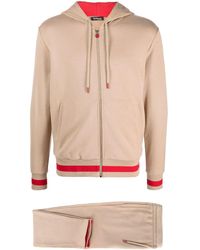 Kiton - Logo-embroidered Cotton Tracksuit - Lyst