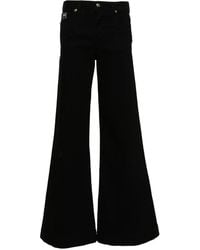 Versace Jeans Couture - High-Rise Wide-Leg Jeans - Lyst