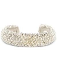 Paola Sighinolfi - Palini Beaded Cuff Bracelet - Lyst