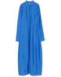 TOTEME - Vestido Camisero De Mezcla De Seda - Lyst