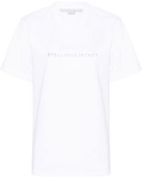 Stella McCartney - T-shirt en coton à logo imprimé - Lyst