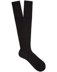 ZEGNA - Triple Stitch Cotton-Blend Socks - Lyst