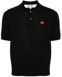 COMME DES GARÇONS PLAY - Signature Heart-patch Polo Shirt - Lyst