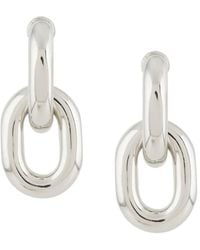 Rabanne - Boucles D'Oreilles Pendantes À Design Épais - Lyst
