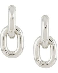 Rabanne - Chunky Drop-Chain Earrings - Lyst