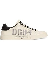Dolce & Gabbana - Sports Shoes With Logo - Lyst