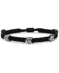 David Yurman - Armreif Aus Sterlingsilber Mit Onyx - Lyst