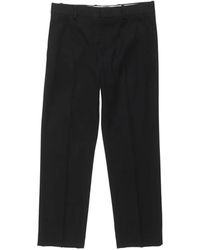Acne Studios - Pressed-Crease Tailored Trousers - Lyst