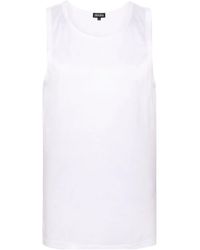 ZEGNA - Crew-Neck Cotton Tank Top - Lyst