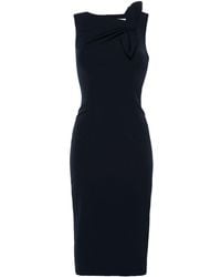 Nissa - Vestido midi ajustado - Lyst