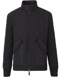Burberry - Diamond-quilted Thermoregulated Jacket - Lyst