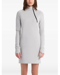 MARCELLA - Alani Mock-Neck Zip Mini Dress - Lyst