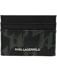 KARL LAGERFELD - K/Monogram Cardholder - Lyst