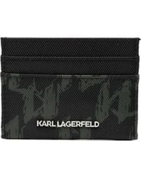 Karl Lagerfeld - K/Monogram Cardholder - Lyst