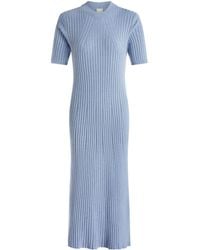 Varley - Maeve Ribbed-knit Midi Dress - Lyst