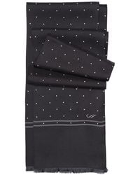 Elizabetta - Savona Polka-Dot Silk Scarf - Lyst