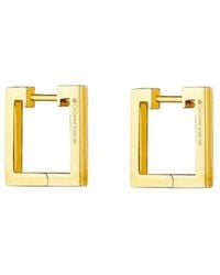 CADAR - 18Kt Foundation Square Hoop Earrings - Lyst
