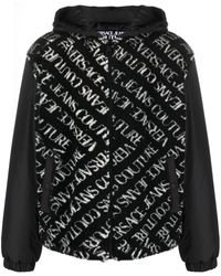Versace - Hoodie en coton à logo imprimé - Lyst