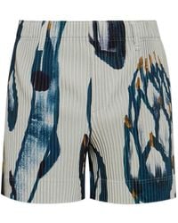Homme Plissé Issey Miyake - Fruits Vegetables Print Pleated Shorts - Lyst