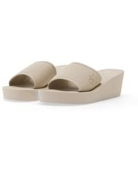 Calvin Klein - Wedge-Heel Sandals - Lyst