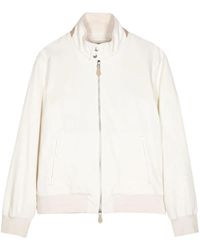 MAN ON THE BOON. - Bomberjacke Aus Seidengemisch - Lyst