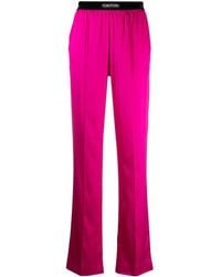 Tom Ford - Pantaloni Dritti Con Applicazione - Lyst
