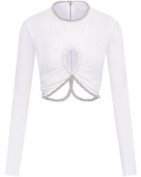 Dion Lee - Blouse crop Barball Ropes - Lyst