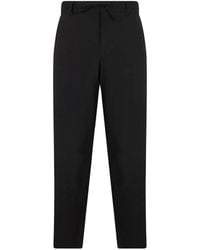 BOSS - Drawstring-Waist Trousers - Lyst
