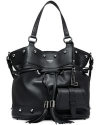 Lancel - Borsa A Secchiello Con Borchie - Lyst