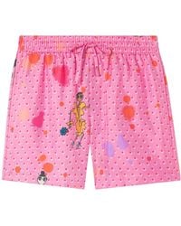 AZ FACTORY - Polka-Dot Print Drawstring Shorts - Lyst