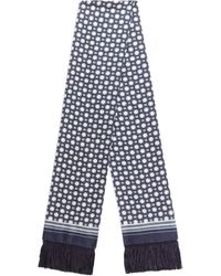 Dolce & Gabbana - Geometric-Pattern Fringed Scarf - Lyst