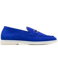 SCAROSSO - Lilia Suede Loafers - Lyst