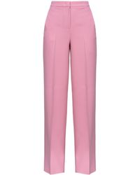 Pinko - Pergamino Pressed-Crease Trousers - Lyst