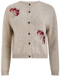 Markarian - Theodora Cardigan Mit Granatapfel-Perlen - Lyst