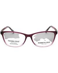 Kenneth Cole - Rectangle-Frame Glasses - Lyst