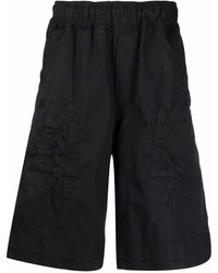 44 Label Group - Bermudas Con Logo En Relieve - Lyst