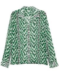 Bode - Camicia Con Stampa - Lyst