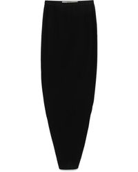 Rick Owens - Soft Pillar Wool Long Skirt - Lyst